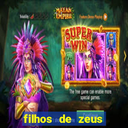 filhos de zeus mitologia grega